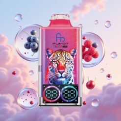 Fumot Leopard 40K Puffs Blauwe Bes Kers Cranberry Dual Mesh Type-C