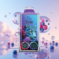 Fumot Leopard 40K Puffs Blauwe Bes Op Ijs 0-5% Nicotine 700mAh Dual Mesh Type-C