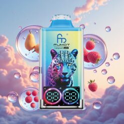 Fumot Leopard 40K Wegwerp Vape Zwarte Draak IJs 5% Nicotine Dual Mesh Type-C