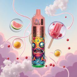 Fumot RandM Tornado 30000 Puffs 30mL Roze Mesh LED Oplaadbaar