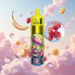 Fumot RandM Tornado 30000 Puffs Banaan Aardbei 30mL 600mAh LED