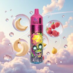Fumot RandM Tornado 30000 Puffs Banaan IJs 30mL 600mAh LED