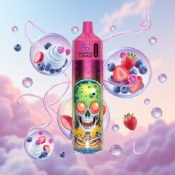 Fumot RandM Tornado 30000 Puffs Blauwe Bes Aardbei Framboos IJs 30mL 600mAh
