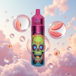 Fumot RandM Tornado 30000 Puffs Perziken IJs 30mL 600mAh LED