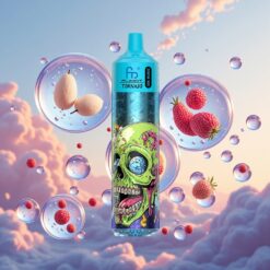 Fumot RandM Tornado 30000 Puffs Zwart IJs 30mL 600mAh LED