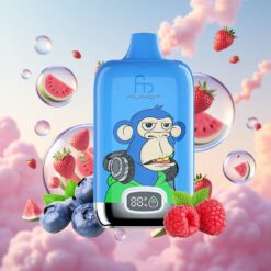 Fumot Tornado 12000 Puffs Aardbei Watermeloen MTL 20ml Mesh Type-C