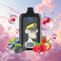 Fumot Tornado 12000 Puffs Kers Wegwerp Vape 20ml Mesh Coil Type-C