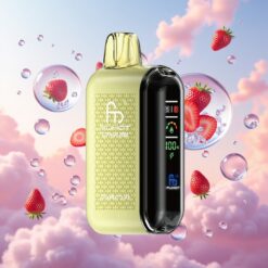 Fumot Tornado 20000 Puffs Aardbei Ijs Dubbele Mesh-spoel 20ml 850mAh Display