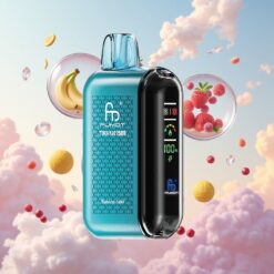 Fumot Tornado 20000 Puffs Banaan Taart Dubbele Mesh-spoel 20ml 850mAh Display