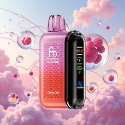 Fumot Tornado 20000 Puffs Kersen Cola Dubbele Mesh-spoel 20ml 850mAh Display