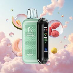 Fumot Tornado 20000 Puffs Litchi Hami Meloen Dubbele Mesh-spoel 20ml 850mAh