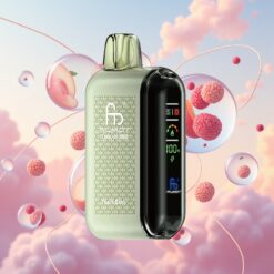 Fumot Tornado 20000 Puffs Perzik Bes Dubbele Mesh-spoel 20ml 850mAh Display