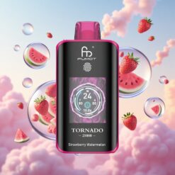Fumot Tornado 25000 Puffs Aardbei Watermeloen 20ml 700mAh Type-C