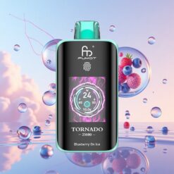 Fumot Tornado 25000 Puffs Blauwe Bes Op Ijs HD Scherm 700mAh 20ml