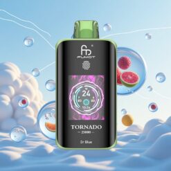 Fumot Tornado 25000 Puffs Dr Blauw HD Scherm 700mAh 20ml Type-C