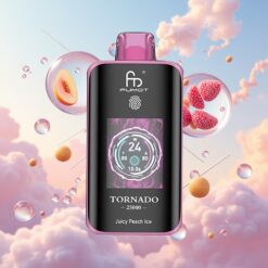 Fumot Tornado 25000 Puffs HD Scherm 700mAh Sapige Perzik IJs Type-C