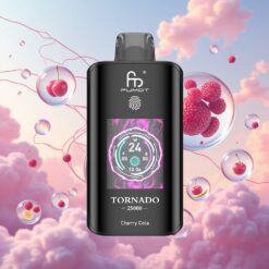 Fumot Tornado 25000 Puffs Kersen Cola HD Scherm 700mAh 20ml Type-C