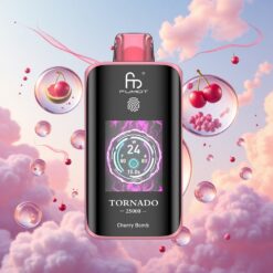 Fumot Tornado 25000 Puffs Kersenbom HD Scherm 700mAh 20ml Type-C
