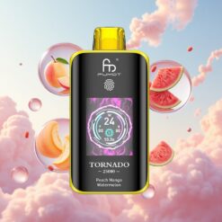 Fumot Tornado 25000 Puffs Perzik Mango Watermeloen 20ml 700mAh Type-C
