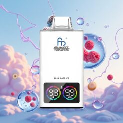 Fumot Tornado 35000 Puffs Blauwe Framboos IJs Dubbele Mesh-spoel USB-C