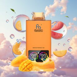 Fumot Tornado 35000 Wegwerp Vape Mexicaanse Mango IJs Dual Mesh RGB USB-C